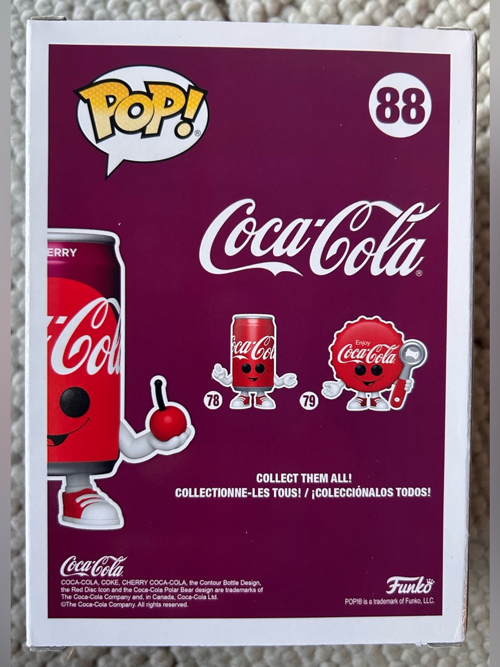 Funko! Coca Cola Cherry Coke- Hot Topic - Picture 3 of 3